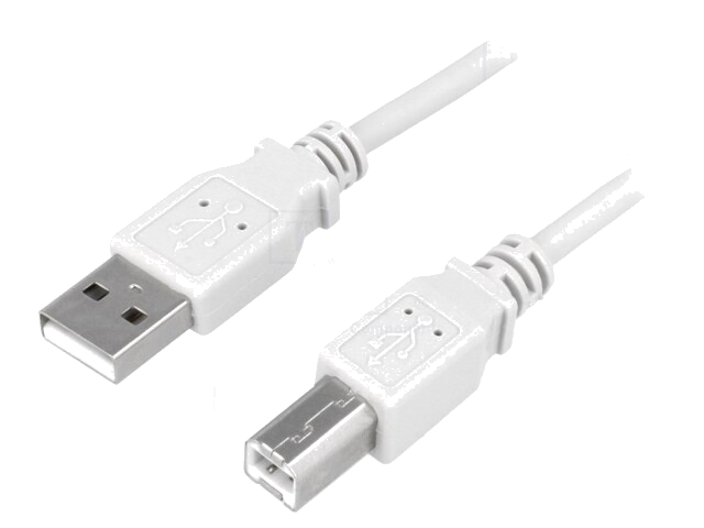 Kabel; USB 2.0; USB-A-stekker,USB-B-stekker; vernikkeld; 1,8m Kabel; USB 2.0; USB-A-stekker,USB-B-stekker; vernikkeld; 1,8m